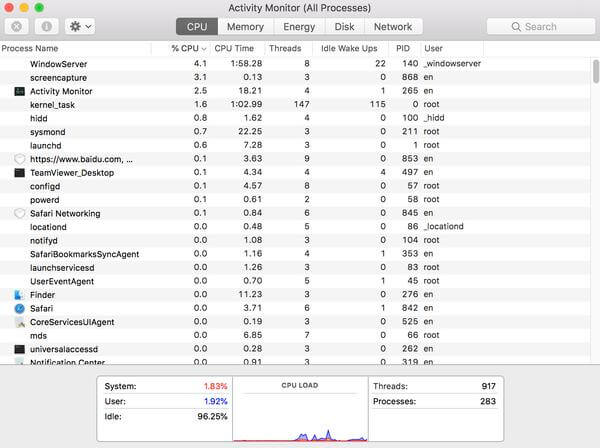 mac app for monitoring cpu usage in mainstage 3